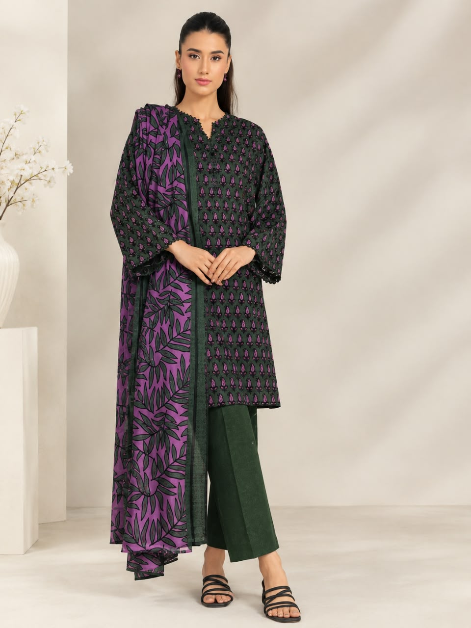 Alkaram Khaddar Unstitched 2-Piece Suit