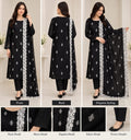 Embroidered Chiffon Unstitched 3-Piece Suit