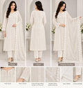 Embroidered Chiffon Unstitched 3-Piece Suit