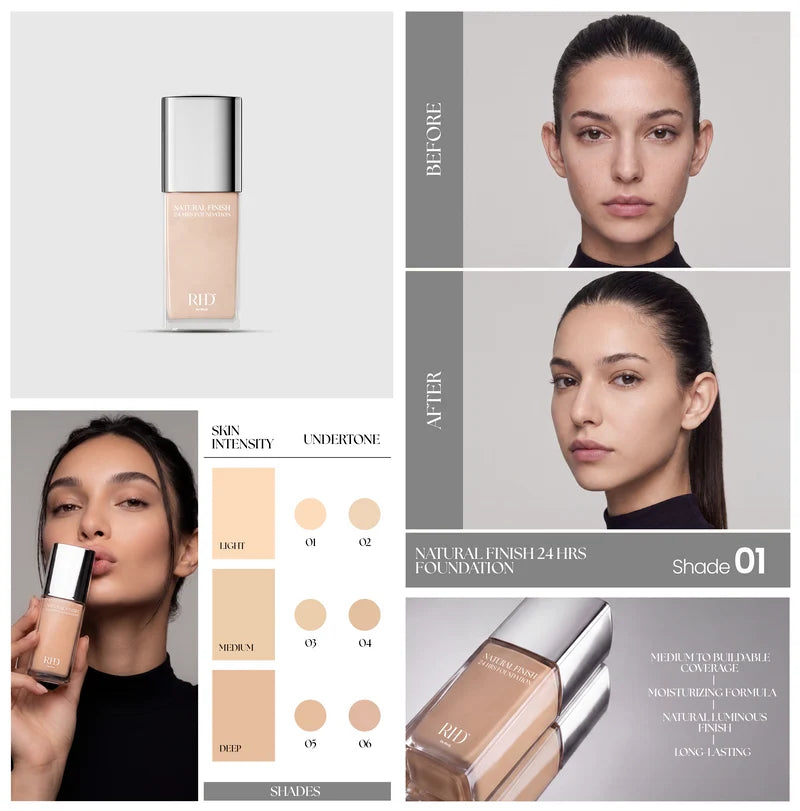 Natural Finish 24 Hrs Foundation - RHD