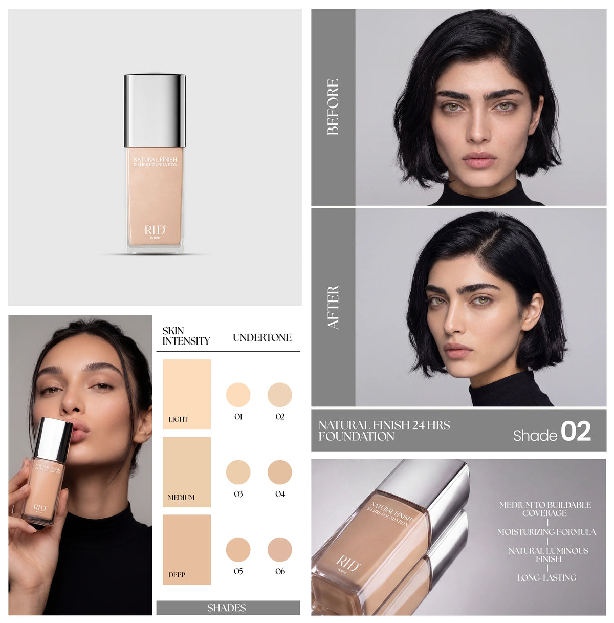 Natural Finish 24 Hrs Foundation - RHD