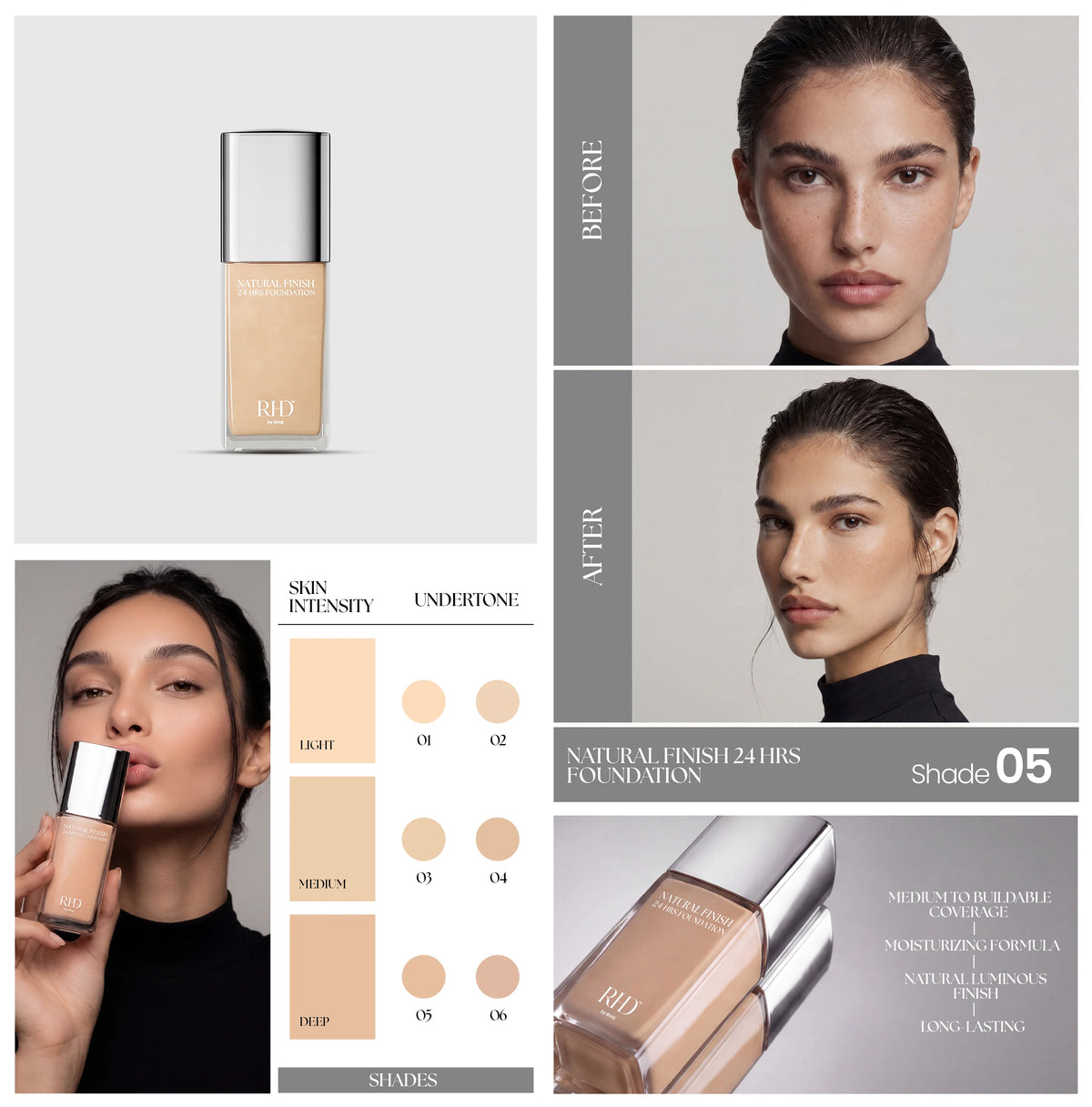 Natural Finish 24 Hrs Foundation - RHD