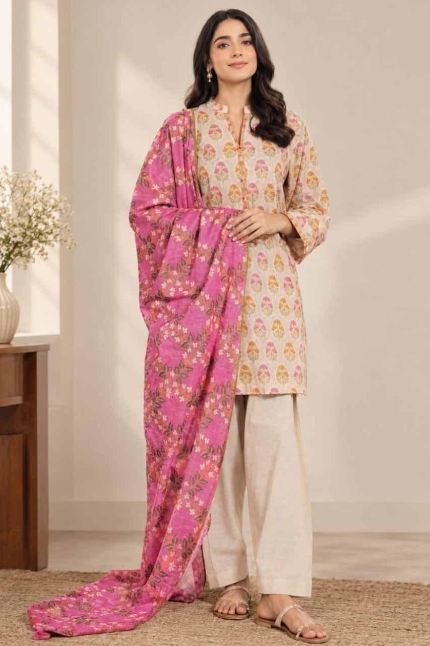 alkaram Khaddar Unstitched 2-Piece Suit